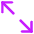 Line Arrow Expand Diagonal 2 Icon from Core Neon Set