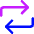 Line Arrow Reload Horizontal 1 Icon from Core Neon Set