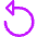 Triangle Arrow Rotate Left 1 Icon from Core Neon Set
