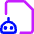 Ai File Robot Icon from Core Neon Set