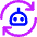 Ai Redo Robot Icon from Core Neon Set
