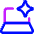 Laptop Ai Spark Icon from Core Neon Set