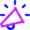 Announcement Megaphone Icon from Core Neon Set