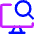 Desktop Search Icon from Core Neon Set
