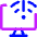 Monitor Error Icon from Core Neon Set