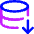 Database Download Icon from Core Neon Set
