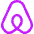 Airbnb Logo Icon from Core Neon Set