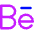 Behance Logo Icon from Core Neon Set