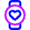 Watch Circle Heartbeat Monitor 1 Icon from Core Neon Set | Free Download as SVG Vector and Transparent PNG | Streamline icons