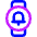 Watch Circle Notification Icon from Core Neon Set