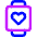 Watch Square Heartbeat Monitor 1 Icon from Core Neon Set | Free Download as SVG Vector and Transparent PNG | Streamline icons