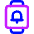 Watch Square Notification Icon from Core Neon Set