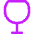 Wine Glass Icon from Core Neon Set