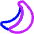Banana Icon from Core Neon Set