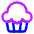 Cupcake Icon from Core Neon Set