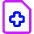 Medical Files Report History Icon from Core Neon Set