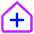 Medical House 1 Icon from Core Neon Set