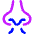 Nose Smell Icon from Core Neon Set