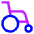 Wheelchair Icon from Core Neon Set