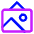 Landscape Frame Icon from Core Neon Set