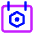 Calendar Setting Bolt Nut Icon from Core Neon Set