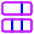 Dashboard Vertical Rectangle 3 Icon from Core Neon Set
