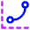 Curves Levels Graph Icon from Core Neon Set