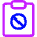 Clipboard Block Icon from Core Neon Set