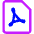 Convert PDF 2 Icon from Core Neon Set