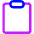 Empty Clipboard Icon from Core Neon Set