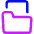 File Folder Icon from Core Neon Set