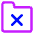 Folder Remove Icon from Core Neon Set