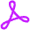 Pdf Reader Application Icon from Core Neon Set