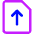 Upload File Icon from Core Neon Set
