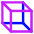 Cube Shape 2 Icon from Core Neon Set