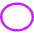 Oval Shape Icon from Core Neon Set