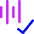 Voice Activation Check Validate Icon from Core Neon Set | Free Download as SVG Vector and Transparent PNG | Streamline icons