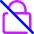 Disabled Padlock Icon from Core Neon Set