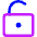 Padlock Square 2 Icon from Core Neon Set