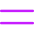 Equal Sign Icon from Core Neon Set