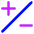 Plus Minus 1 Icon from Core Neon Set