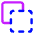 Pathfinder Square Minus Front 1 Icon from Core Neon Set