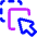 Multi Select Cursor Icon from Core Neon Set