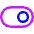 Horizontal Toggle Button Single Right Icon from Core Neon Set