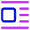 Insert Center Left 1 Icon from Core Neon Set