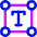 Text Box 1 Icon from Core Neon Set
