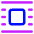 Word Wrap Around Bounding Box Icon from Core Neon Set