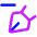 Pen Tool Delete Icon from Core Neon Set