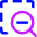Zoom Out Area Icon from Core Neon Set