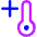 Thermometer Positive Icon from Core Neon Set